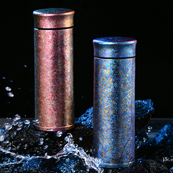 Titanium crystal high-end insulated cup